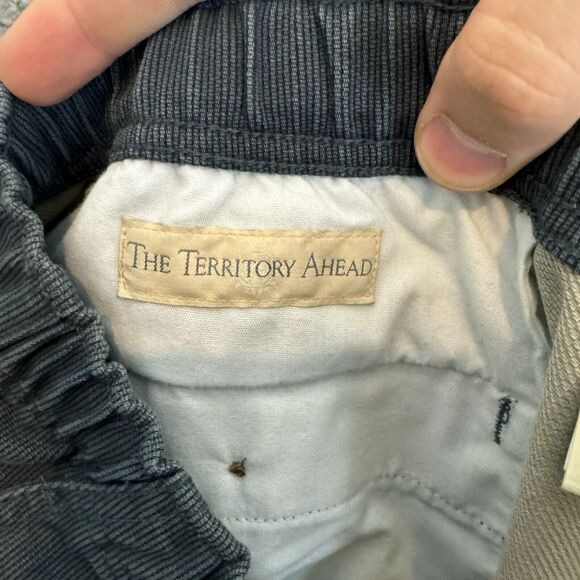 The Territory Ahead Pants Men's Large Blue Elastic Waist Drawstring Cotton - Picture 7 of 8